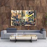 Tablou Canvas Abstract Art of Cityscape