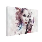 Tablou Canvas Abstract Girl Painted