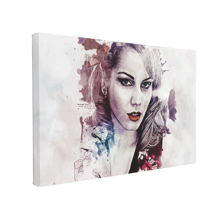 Tablou Canvas Abstract Girl Painted