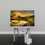 Tablou Canvas Apus Romantic pe Lac