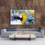 Tablou Canvas Blue Parrot