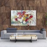 Tablou Canvas Bouquet of Summer Wildflowers