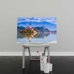 Tablou Canvas Castle and Mountains