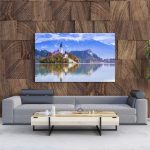 Tablou Canvas Castle and Mountains