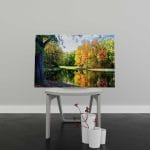 Tablou Canvas Colorful Trees Reflections