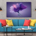 Tablou Canvas Explozie Mov