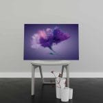 Tablou Canvas Explozie Mov