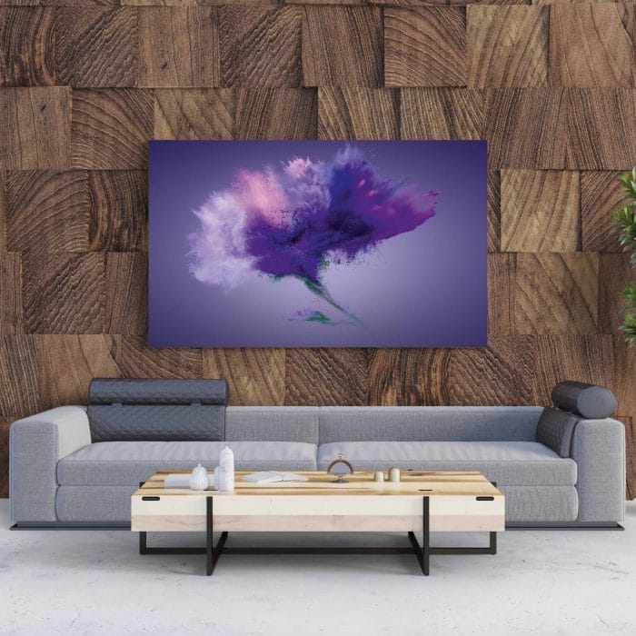 Tablou Canvas Explozie Mov