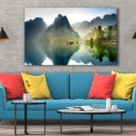 Tablou Canvas Fantastic Clouds and Sunset Sky