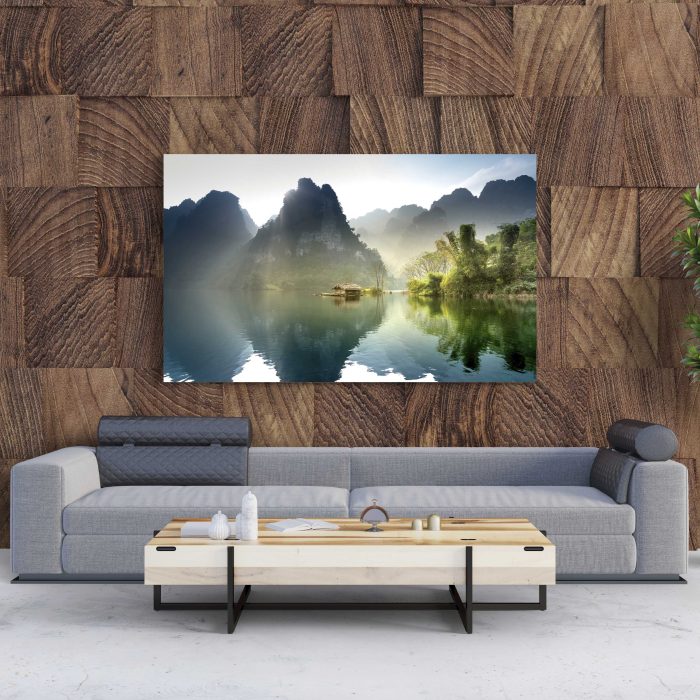 Tablou Canvas Fantastic Clouds and Sunset Sky
