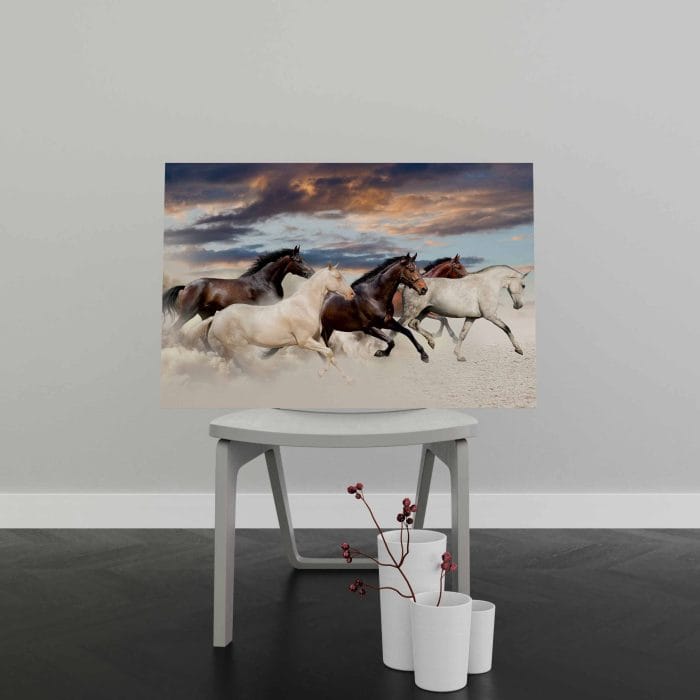 Tablou Canvas Five Horse Run