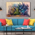 Tablou Canvas Flori Pictate
