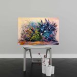 Tablou Canvas Flori Pictate