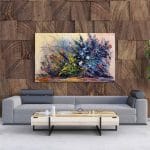 Tablou Canvas Flori Pictate