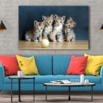 Tablou Canvas Four Cute Cats