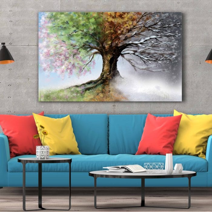 Tablou Canvas Four Season Tree