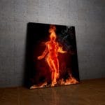 Tablou Canvas Girl on Fire