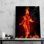 Tablou Canvas Girl on Fire