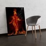 Tablou Canvas Girl on Fire