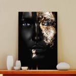 Tablou Canvas Gold Face