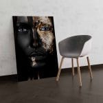 Tablou Canvas Gold Face
