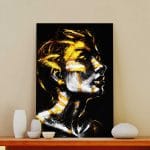 Tablou Canvas Gold Pattern on Face