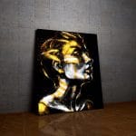 Tablou Canvas Gold Pattern on Face