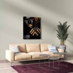 Tablou Canvas Gold Pineapple