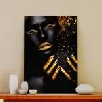 Tablou Canvas Gold Pineapple