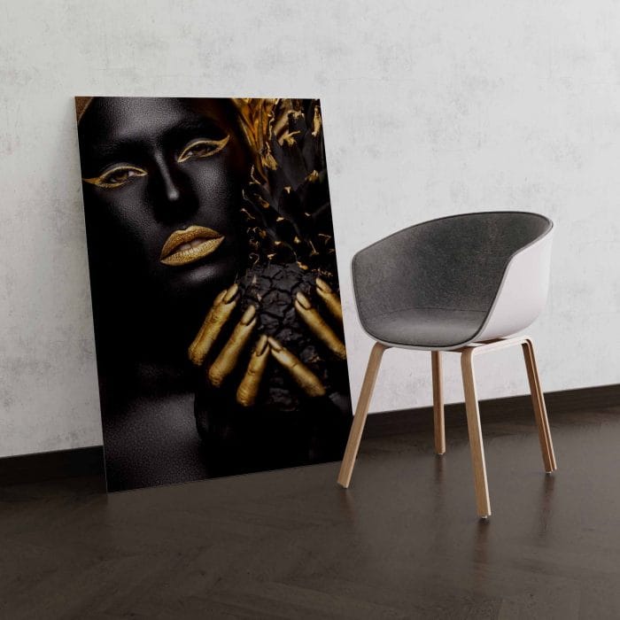 Tablou Canvas Gold Pineapple