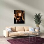 Tablou Canvas Gold Splash
