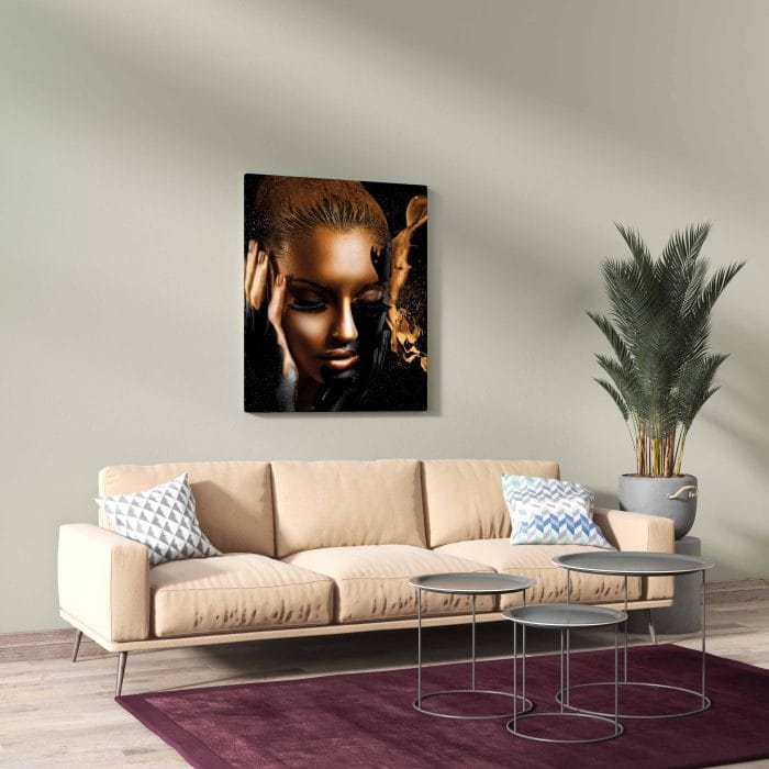 Tablou Canvas Gold Splash