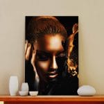 Tablou Canvas Gold Splash