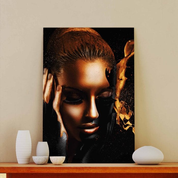 Tablou Canvas Gold Splash