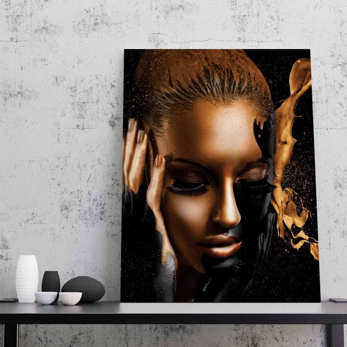 Tablou Canvas Gold Splash