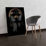 Tablou Canvas Golden Lips