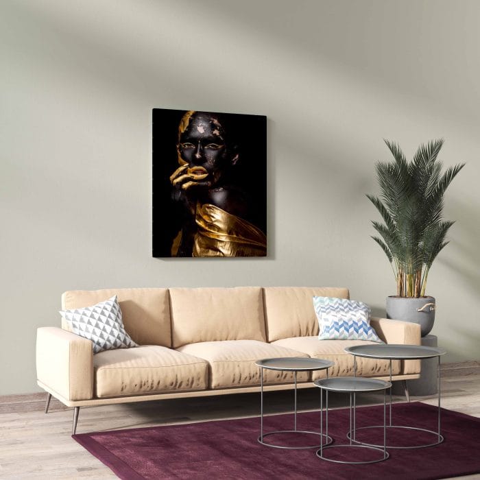 Tablou Canvas Golden Seduction