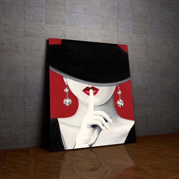 Tablou Canvas Haute Chapeau Rouge I