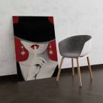 Tablou Canvas Haute Chapeau Rouge I
