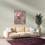 Tablou Canvas Hyacinths and Ranunculus Flowers