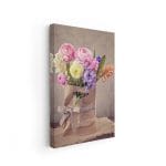 Tablou Canvas Hyacinths and Ranunculus Flowers