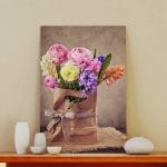 Tablou Canvas Hyacinths and Ranunculus Flowers
