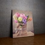Tablou Canvas Hyacinths and Ranunculus Flowers