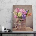 Tablou Canvas Hyacinths and Ranunculus Flowers