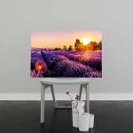 Tablou Canvas Lavanda pe Câmp