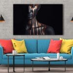 Tablou Canvas Leaking Gold Paint