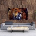 Tablou Canvas Lion Sauvage