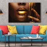 Tablou Canvas Liquid Gold