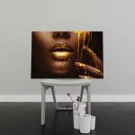 Tablou Canvas Liquid Gold