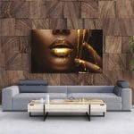 Tablou Canvas Liquid Gold